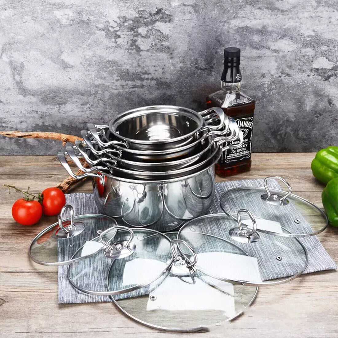 Stainless Steel Cookware Pot Set