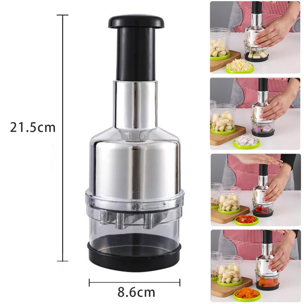Compact Hand-Press Food Chopper