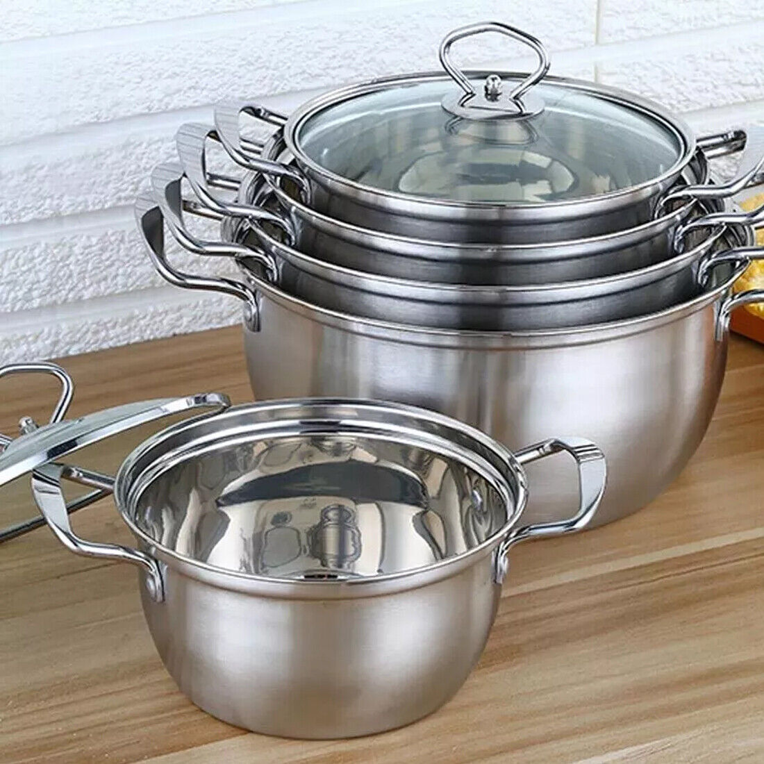 Stainless Steel Cookware Pot Set