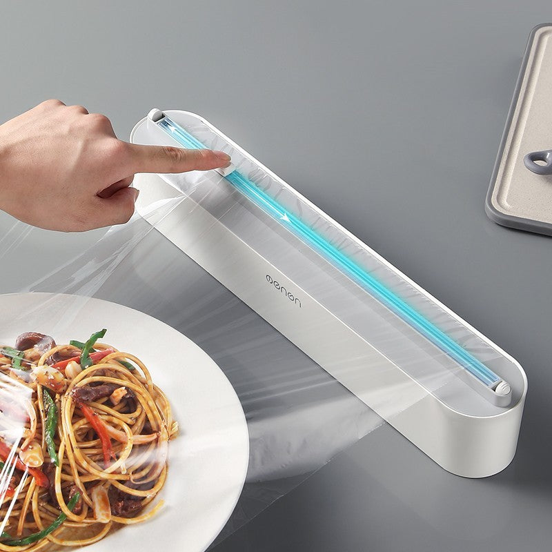 Slide-Cut Cling Film Dispenser