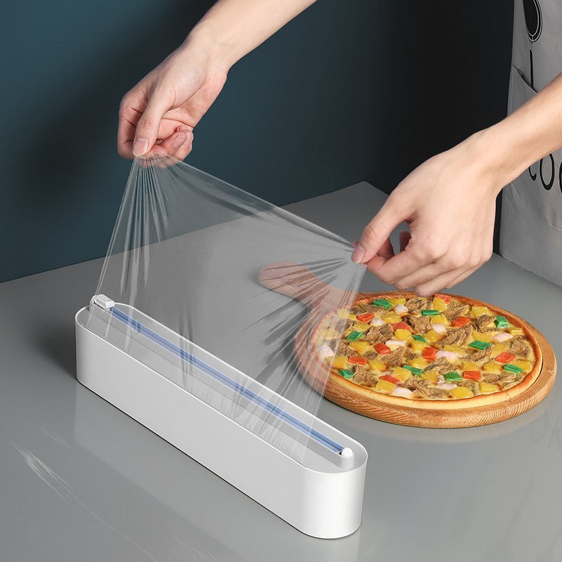 Slide-Cut Cling Film Dispenser